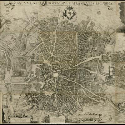 Tres siglos de mapas de Madrid