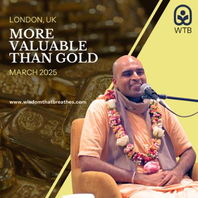 More Valuable than Gold | Gaura Purnima | London, UK | Svayam Bhagavan Keshava Maharaja