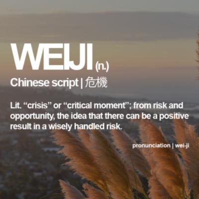 危机 Weiji/Krisis = bahaya+peluang 危机 Weiji/Krisis = bahaya+peluang