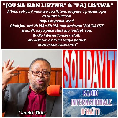 Jou sa nan listwa avec Claudel Victor en direct de Pétion-Ville, Haiti - Samedi 11 octobre 2025