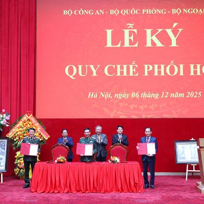 Thời sự 6h 7/12/2025: Tăng cường phối hợp Công an - Quân đội - Ngoại giao trong giai đoạn mới Thời sự 6h 7/12/2025: Tăng cường phối hợp Công an - Quân đội - Ngoại giao trong giai đoạn mới