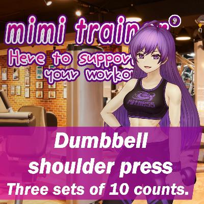 Bell | Dumbbell shoulder press (10 times x 3 sets) | mimi trainer