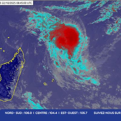Chenge s’intensifie : Agalega est sous la menace de la forte tempête tropicale.