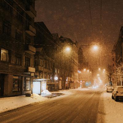 Snowy Chicago Night - 10 Hours Sleep Sound