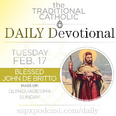 Feb 17 – Feria / Bl John de Britto