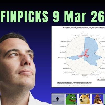 Finpicks 9 Marz 26: Robots de campo e IAs con ansiedad