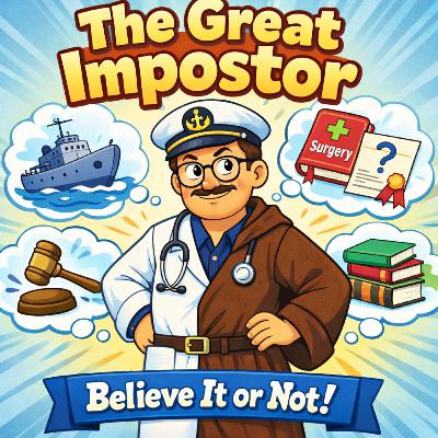 🕵️‍♂️📚The Great Impostor (True Story of Ferdinand Waldo Demara) He faked EVERYTHING — and still saved lives.
