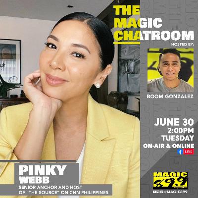 Pinky Webb enters The Magic Chatroom with Boom Gonzalez