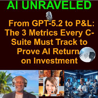 📉The End of "Vibe Revenue": 3 New Metrics to Prove AI ROI (CPSO, RPA, AWDR) - From GPT-5.2 to P&L: The 3 Metrics Every C-Suite Must Track to Prove AI Return on Investment 📉The End of "Vibe Revenue": 3 New Metrics to Prove AI ROI (CPSO, RPA, AWDR) - From GPT-5.2 to P&L: The 3 Metrics Every C-Suite Must Track to Prove AI Return on Investment