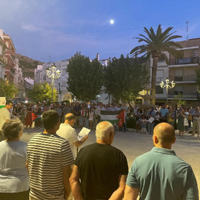 Concentración en Doña Mencía contra el genocidio en Palestina