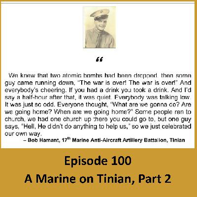 A Marine on Tinian: Part 2 A Marine on Tinian: Part 2