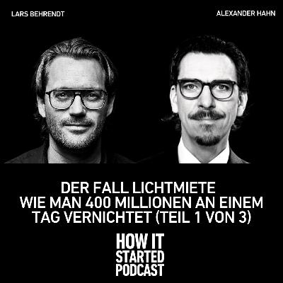 Der Fall Lichtmiete: Wie man 400 Millionen an einem Tag vernichtet (Teil 1/3 ) Der Fall Lichtmiete: Wie man 400 Millionen an einem Tag vernichtet (Teil 1/3 )