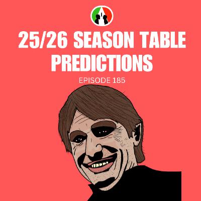185: 25/26 Season Table Predictions (Serie A Preview)