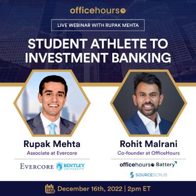 Student Athlete to Investment Banking