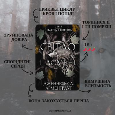 Огляд та переказ книги “Світло у пломені”, Дж. Арментраут