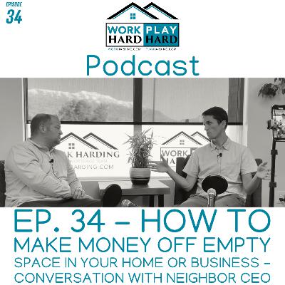 Ep. 34 - How To Make Money Off Empty Space In Your Home Or Business - Conversation with Neighbor CEO