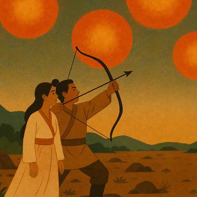 嫦娥与后羿(二) : 后羿射日 | Chang’e and Hou Yi (Part 2): Hou Yi Shoots Down the Suns 嫦娥与后羿(二) : 后羿射日 | Chang’e and Hou Yi (Part 2): Hou Yi Shoots Down the Suns