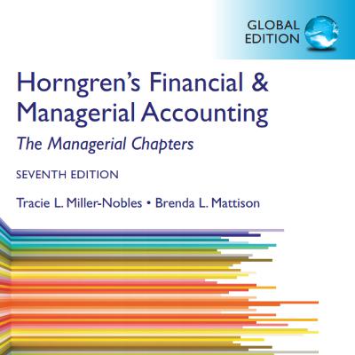 Managerial Accounting Concepts and Applications Managerial Accounting Concepts and Applications