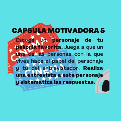 Cápsula Motivadora N 5 Cápsula Motivadora N 5