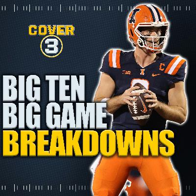 Big Ten Show: Illinois-Indiana, Michigan-Nebraska & Iowa-Rutgers Previews | Cover 3 Podcast