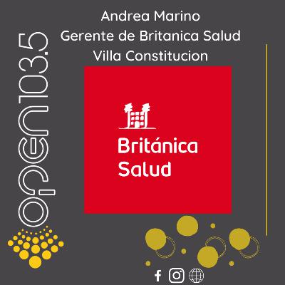 Andrea marino en #TemasDeCafe: Gerente de Británica Salud en Villa Constitución