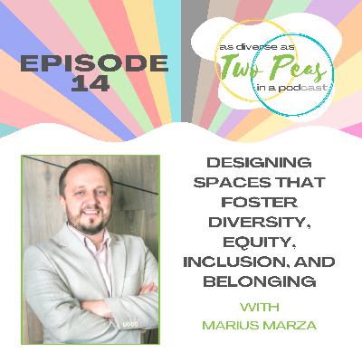 Episode 14 - Designing spaces that foster Diversity, Equity, Inclusion, and Belonging - with Marius Marza