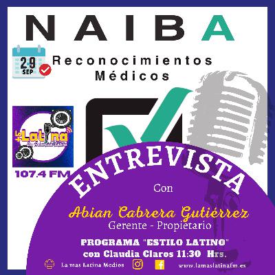 ENTREVISTA CON EL CENTRO DE RECONOCIMIENTO NAIBA
