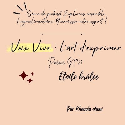 Poème n°27 : Étoile brûlée