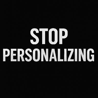 Cognitive Distortions: Personalization