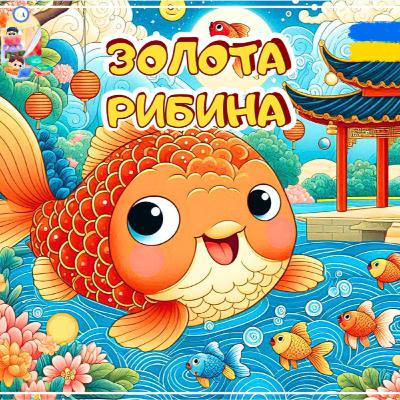 🎧АУДІОКАЗКА - Золота рибина | Казки українською | Ukrainian fairytales for kids abroad