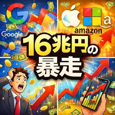 ビッグテックが暴走開始!16.5兆円AI投資で株価はどうなる? ビッグテックが暴走開始!16.5兆円AI投資で株価はどうなる?