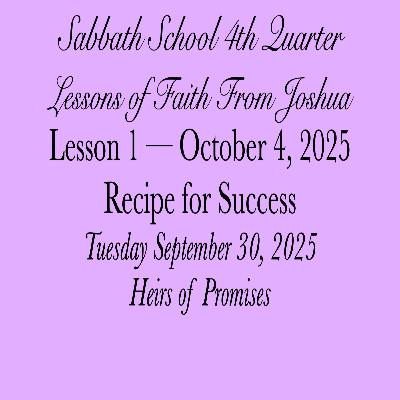 Recipe for Success — Heirs of Promises
