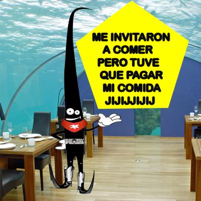 Lo invitaron a comer y tuvo que pagar