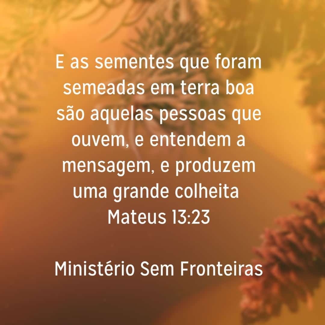 Devocional: Esquecendo Deus - Matheus 13: 1-23