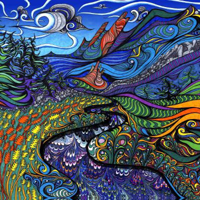 High on Mushrooms Getting Lost in a rainforest and exploring creativity and the depth of the mind.