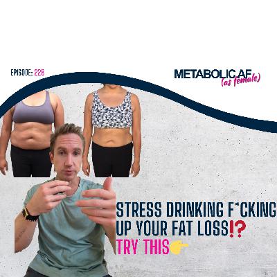 STRESS DRINKING F*CKING UP YOUR FAT LOSS⁉️ TRY THIS👉
