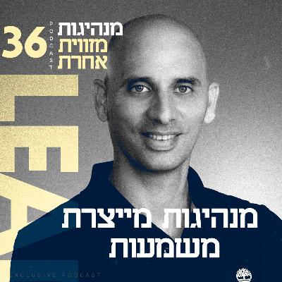 פרק 36 - מנהיגות מייצרת משמעות פרק 36 - מנהיגות מייצרת משמעות