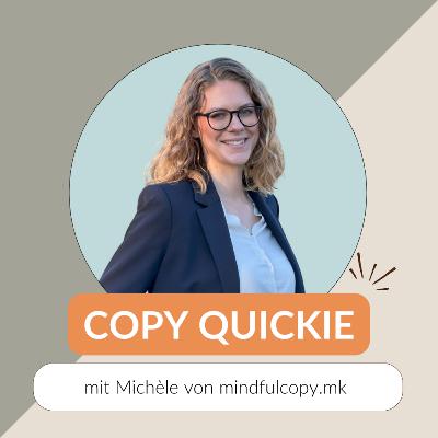 #082 Vom sicheren Nest zur eigenen Sichtbarkeit & Kundinnen | mit Copycademy-Teilnehmerin Michèle