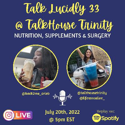 Nutrition, Supplements & Surgery with Nadine Dominguez! Nutrition, Supplements & Surgery with Nadine Dominguez!