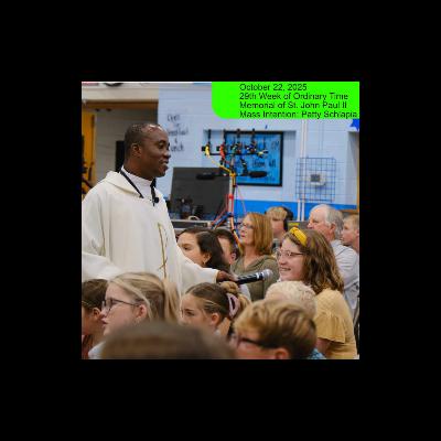 October 22nd Mass from St Malachy School October 22nd Mass from St Malachy School