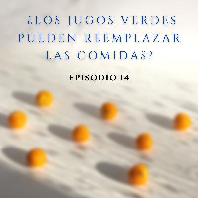 14. ¿Los jugos verdes pueden reemplazar las comidas?