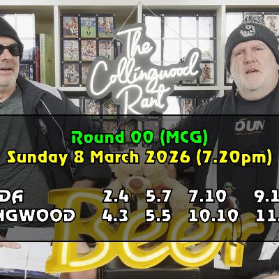 TCR 2026: Round 00 ~ St Kilda vs Collingwood