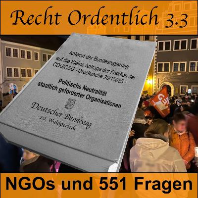 NGOs und 551 Fragen - R.O. #3.3