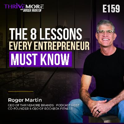 E159: Lessons from Success and Struggle: 8 Vital Lessons for Aspiring Entrepreneurs E159: Lessons from Success and Struggle: 8 Vital Lessons for Aspiring Entrepreneurs