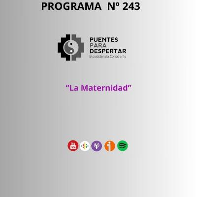 Programa Nro.243 de Puentes para Despertar, "La Maternidad"