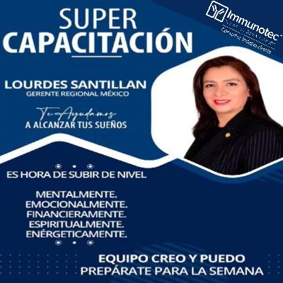 Capacitación: Lourdes Santillan gerente regional Immunotec