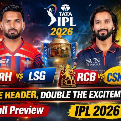 IPL 2026 Double Header 🔥 SRH vs LSG & RCB vs CSK | Who Will Win?