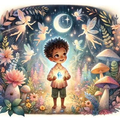 La luz guía del cristal encantado