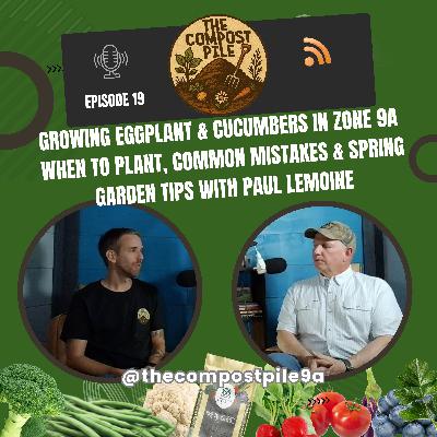 Growing Eggplant & Cucumbers in Zone 9a | When to Plant, Common Mistakes & Tips with Paul Lemoine