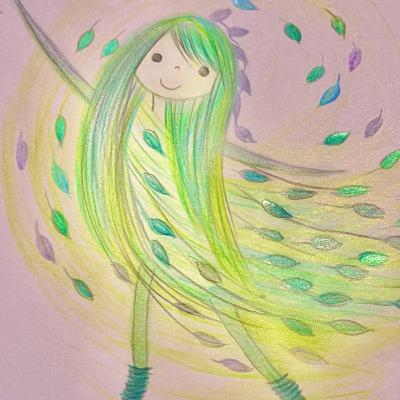 #93 -A folha que queria ser bailarina